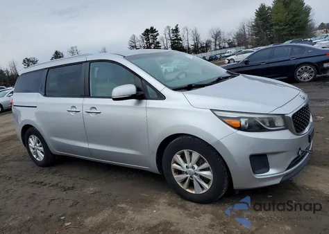 2016 Kia Sedona Lx z USA, uszkodzony, nr VIN KNDMB5C16G6092980